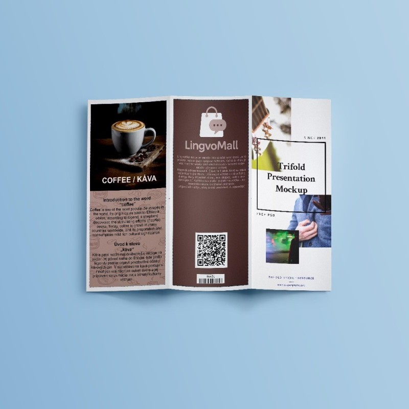 Káva brožúra LingvoMall